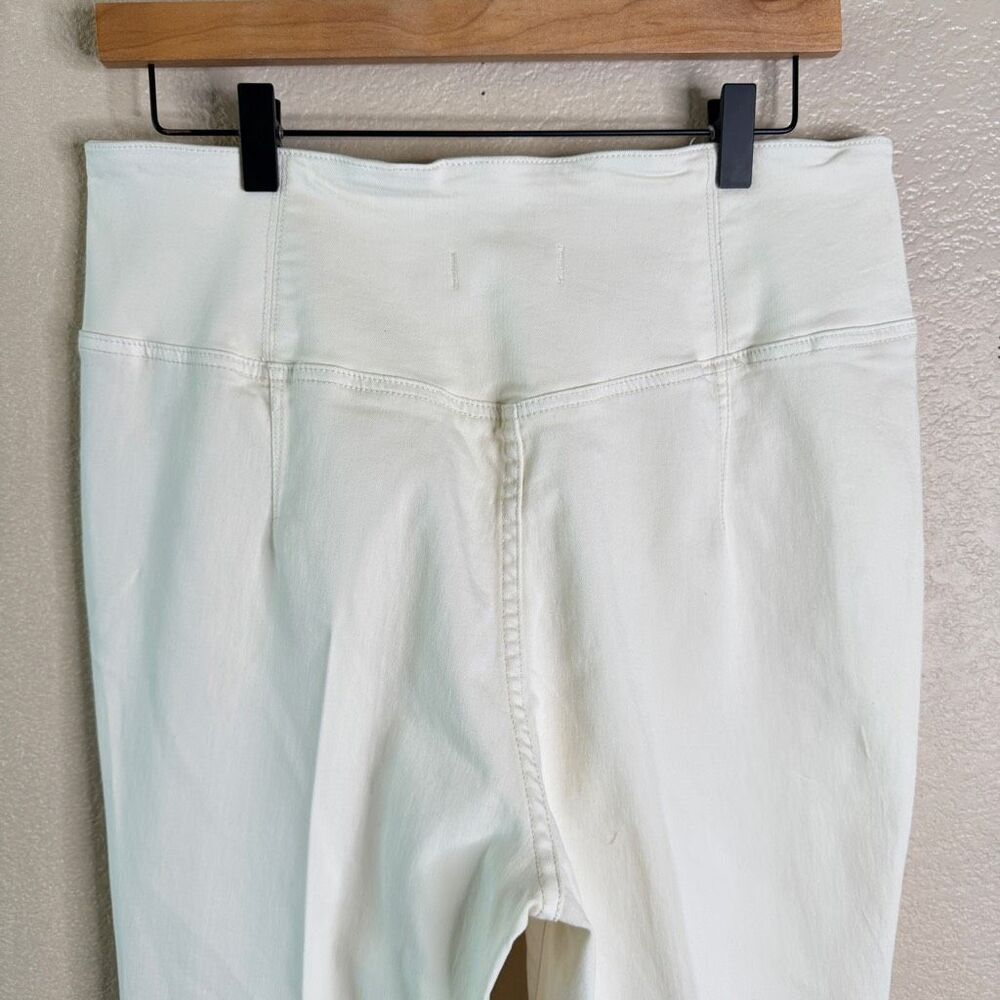We the Free People Venice Beach Flare Jean Womens 32 Ivory White Stretch Boho - Picture 8 of 16
